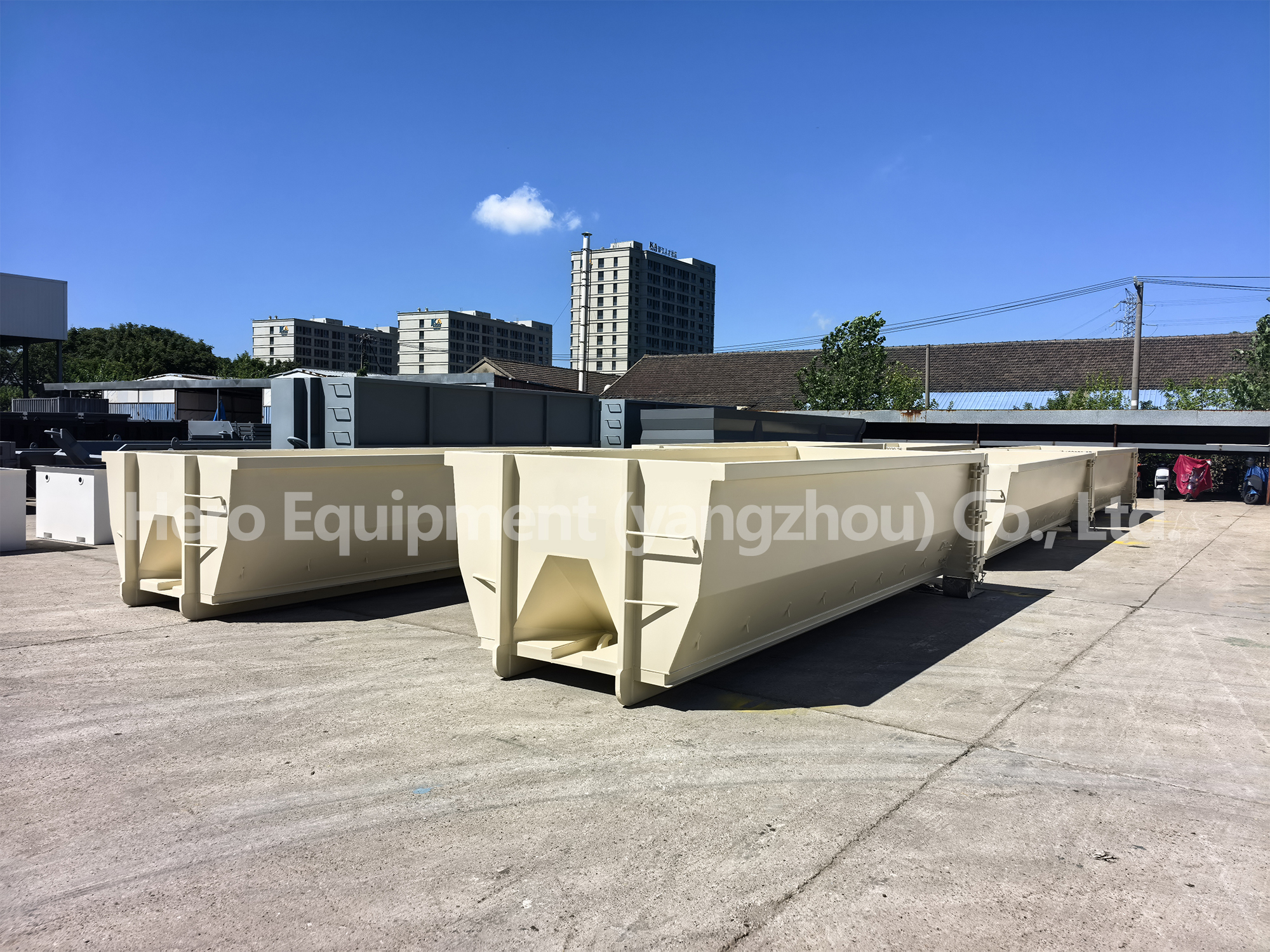 cable-hoist bin