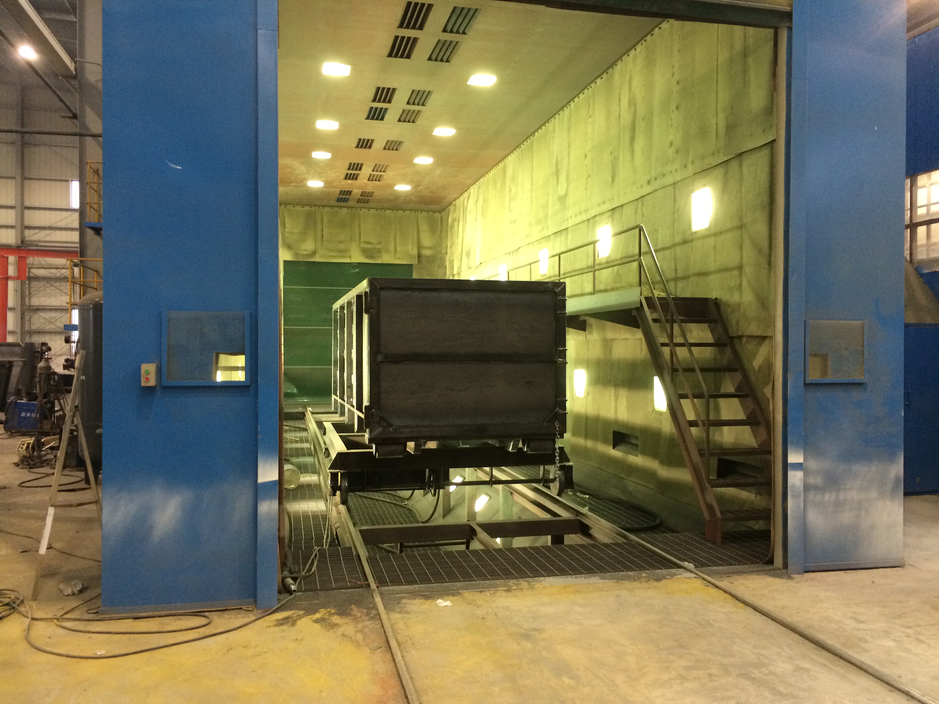 Sand Blasting For welding lines
