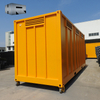 Customized steel container with roller shutter door