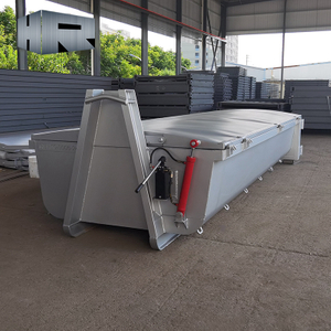 Hook Lift Bin with Hydraulic Lid
