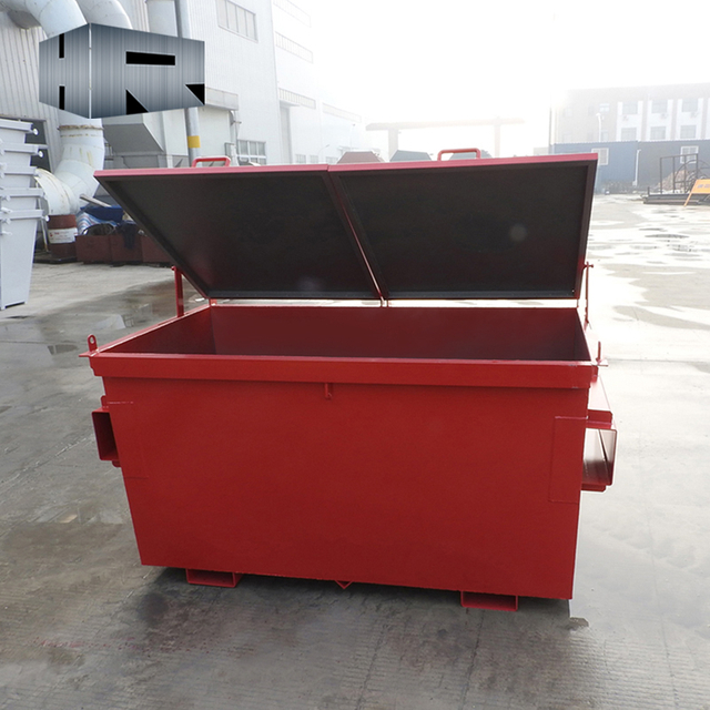 1.5CBM Meter Steel Front Load Bin