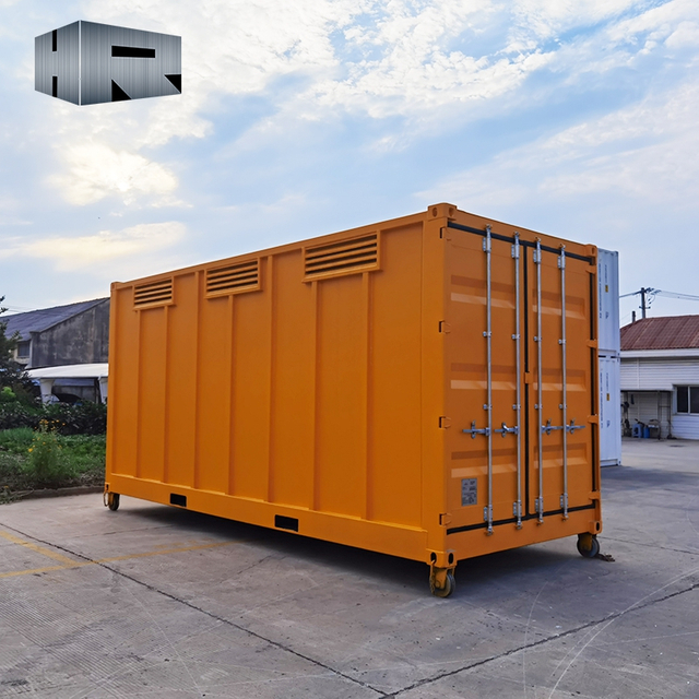 Customized steel container with roller shutter door