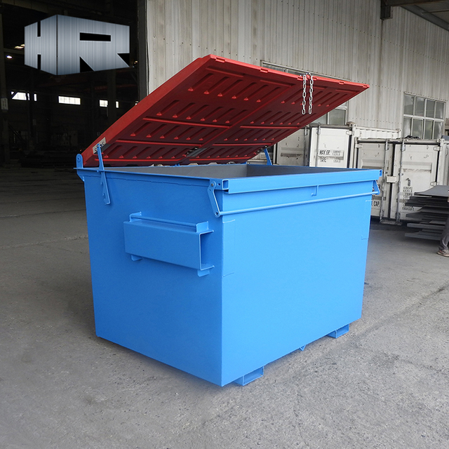 Outdoor Metal Front Load Bin