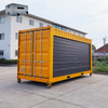 Customized steel container with roller shutter door