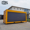 Customized steel container with roller shutter door