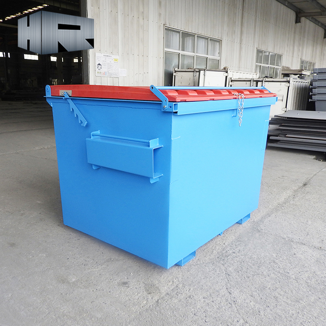 Outdoor Metal Front Load Bin