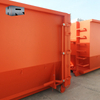Bathtub shaped roll-on/roll-off container