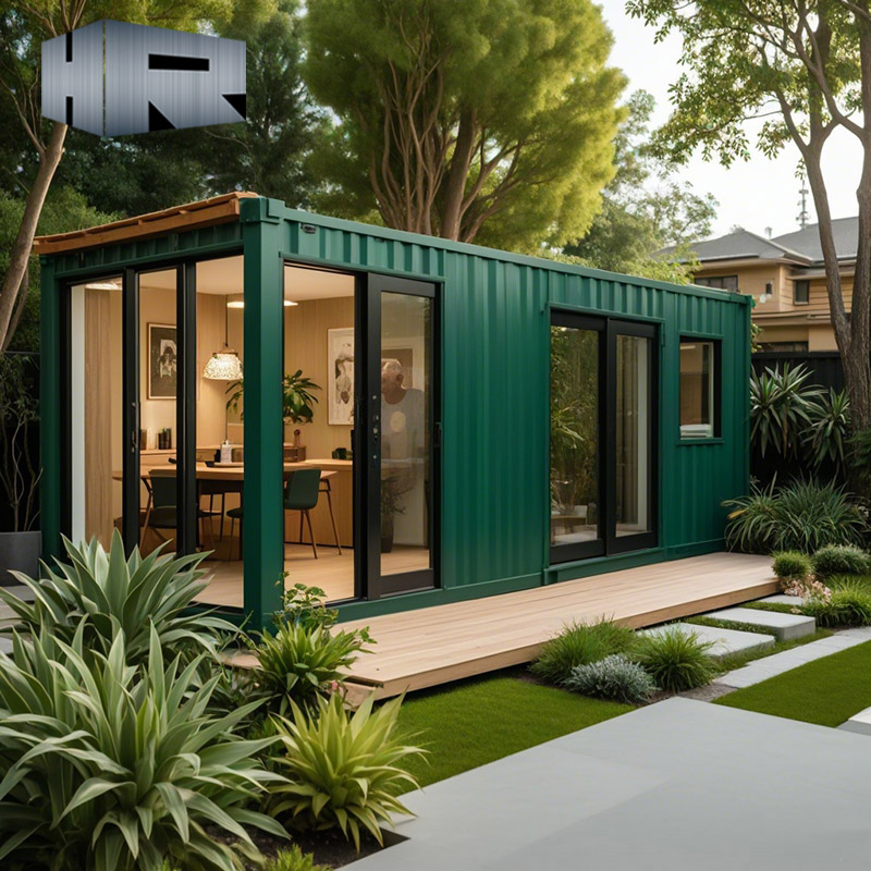 Shipping container construction site preparation and foundation layout