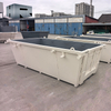 Garbage collection waste skip bin with door
